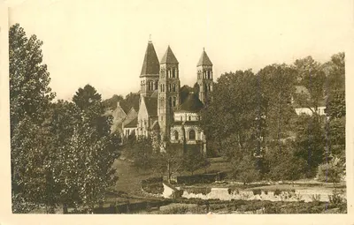 Abadia de Fontevraud — vista geral — editor não identificável
