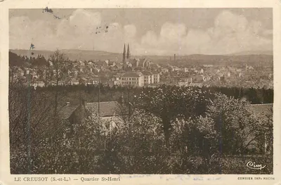 Le Creusot (S.-et-L.) — Bairro St-Henri — Combier Imp. Macon