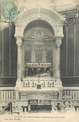 Capela onde repousa o Corpo do Bem-aventurado Curé d'Ars — Vernu, fot., Ars (Ain)