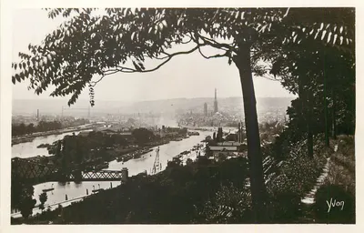 Vue de Strasbourg — vue depuis un promontoire — Yvon