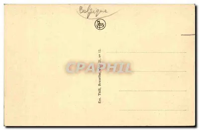 Maliny — Katedra św. Rombaut — wydawca Nels, nr 12 — Rewers