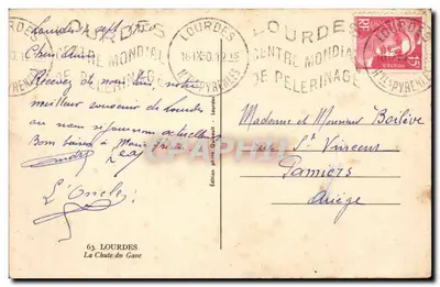 Lourdes — Spadzista Gave — Wydawnictwo fotograficzne Galfaut, nr 63 — Rewers