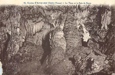 Grutas de Arcy-sur-Cure (Yonne) — A Tiare e o Pão de Açúcar