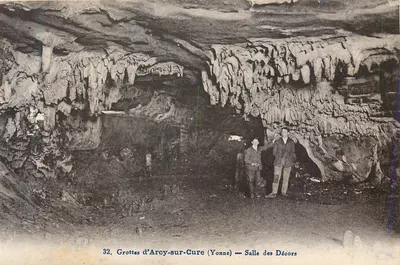 Grotas de Arcy-sur-Cure (Yonne) — Sala dos Decórs