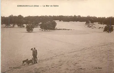 Ermenonville (Oise) — A Mar de Areia — Ed. Tribouilloy