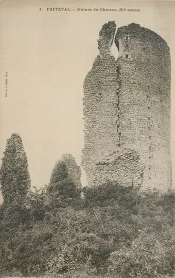 Fréteval — Ruínas do Castelo (século XI) — Hélio E. Le Dœuf, Paris