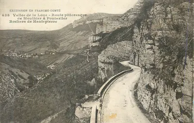 Vale da Loue - Rota pitoresca de Mouchthier a Pontarlier - Rochers de Haute-pierre — Excursão na Franche-Comté, n°438