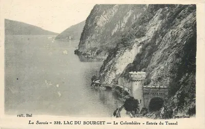 Lago do Bourget — La Colombière — Entrada do Túnel — A Sabóia 332