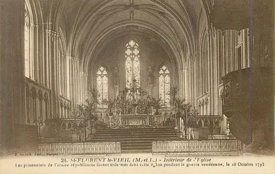 St-Florent-le-Vieil (M.-et L.) — Interior da igreja — J. Notars, Nantes, n°26