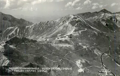 Grossglocknerstraße. Fuschertorl (2425m) — com Edelweisspitze (2577m) — W. Kramer, n° 752-109