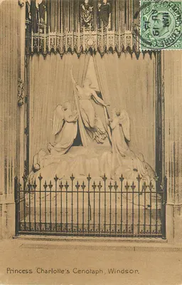 Princesa Charlotte — Túmulo da princesa Charlotte, Windsor