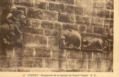 Cordes - Fragmentos da casa do Grande Veneur — P. X. n°11