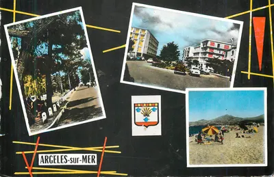 Argeles-sur-Mer — vista panorâmica — editor desconhecido, número de série não visível