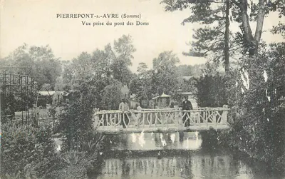 Pierrepont-s.-Avre (Somme) — Vista tirada do ponte dos Doms — Baillier, editor