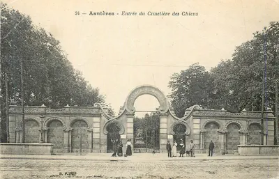 Asnières - Entrada do Cemitério dos Cães — B. P. OGER, n°24