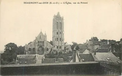 Beaumont-sur-Oise — A Igreja, vista do Priorado