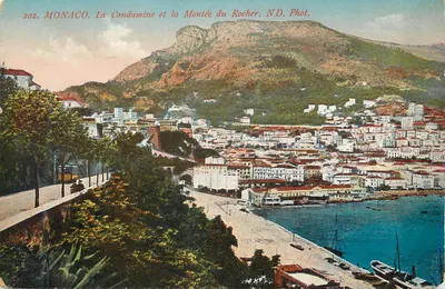 Monaco. La Condamine e a Montée du Rocher — ND. Fot. — n° 202