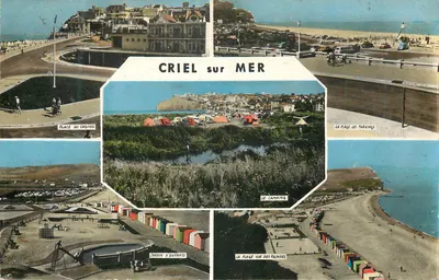 Criel sur Mer — vista panorâmica — editor e número de série não legíveis