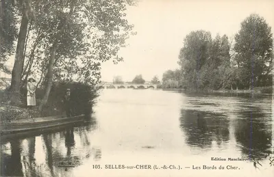 Selles-sur-Cher (L.-&-Ch.) — As Margens do Cher — Edição Maucclair, n°103