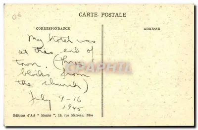 Nice — Katedra Najświętszej Maryi Panny — Foto Munier, nr 202 — Rewers