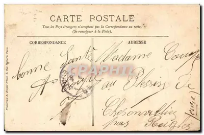 Évreux — Katedra — Portaal Północny i Nef — G. Lebigre, wyd., Évreux. — Rewers