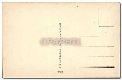 Roma - Il Campidoglio — vue du palais et des statues — éditeur De Alessandrini, n° 29598 — Verso