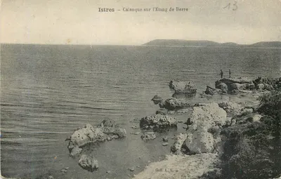 Istres — Calanque no Lago de Berre — Coll. L. A.