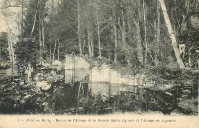 Floresta de Marly — Ruínas da Abadia da Grande Igreja Ogival da Abadia de Joyenval