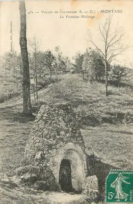 Vale de Chevreuse (S.-et-O.) - Montabe - A Fontaine Midorge — Bauntrot, editor Chevreuse