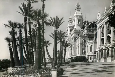 Hôtel de Ville de Monaco — vista panorâmica — editor desconhecido