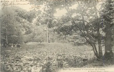 Brunoy — Floresta de Sénart. Lago do Capitão e Cruzeiro do Poteau — M. Mulard, editor, Yerres