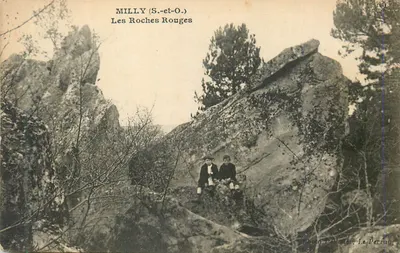 Milly (S.-et-O.) — Les Roches Rouges — Foto Pellaier, Le Perray