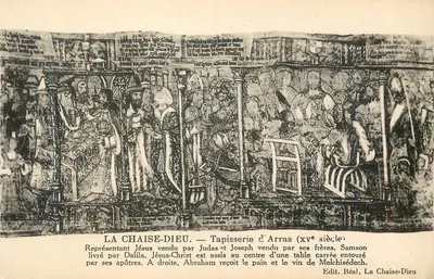 La Chaise-Dieu — Tapeçaria de Arras (século xv) — Edit. Béal
