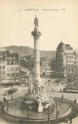 Marseille — Fontaine Cantini — editor ZZ, n°7