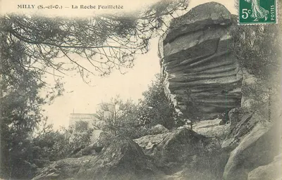 Milly (S.-et-O.) — A Roche Feuilletée — P. Bandat editora
