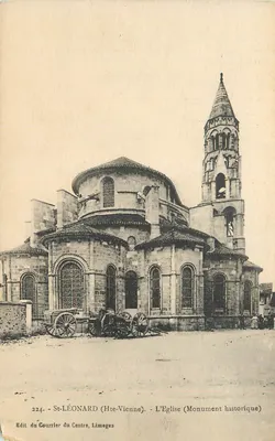 St-Léonard (Hte-Vienne) — A Igreja (Monumento Histórico) — Edit. do Courrier du Centre, Limeges