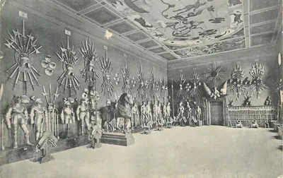 Sala de armas — Armaduras e armas da Renascença — Editor não identificado
