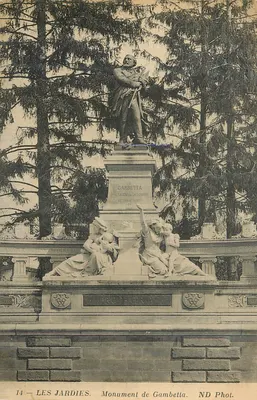 Les Jardies — Monument de Gambetta — ND Phot.