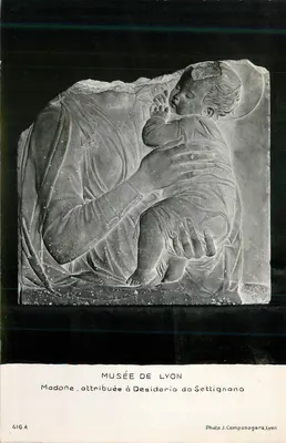 Madona, atribuída a Desiderio da Settignano — Museu de Lyon — Foto J. Camponogara, Lyon