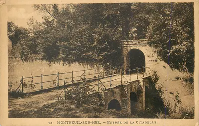 Montreuil-sur-Mer — Entrada da Cidadela — editor desconhecido, n° 13