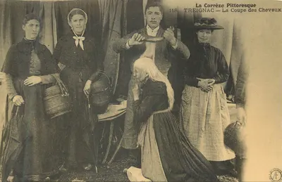 TREIGNAC — A Corte de Cabelos — A Corrèze Pittoresque, n°148