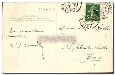 Vichy — Aleja Nowego Parku — VD C, nr 2831 — Rewers