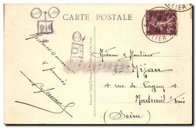 Vichy — Pałac Źródeł i Pergole Parku — Idsal, n°358 — Rewers
