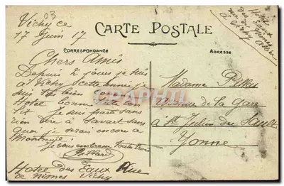 Vichy — Widok ogólny — wydawca 61 — Rewers