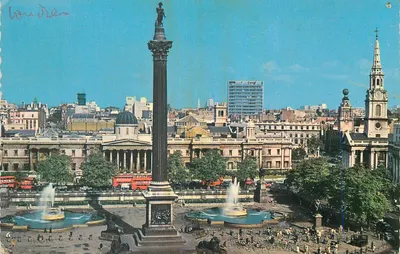 Praça de Trafalgar — Londres — editor não visível
