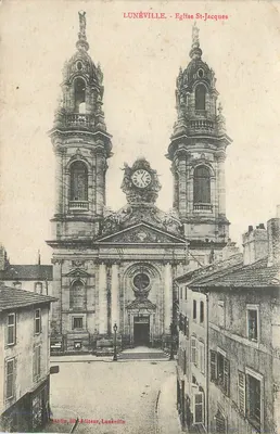 Lunéville - Igreja Saint-Jacques — editor L. Mantin, Lunéville