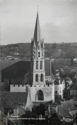 Etampes — A Igreja Nossa Senhora do Forte, século XI — E. Rameau