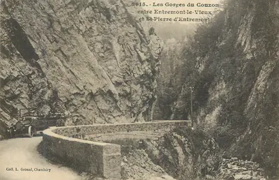 As Gorges do Conzon — entre Entremont-le-Vieux e St-Pierre-d'Entremont — Coleção L. Grimal, Chambéry