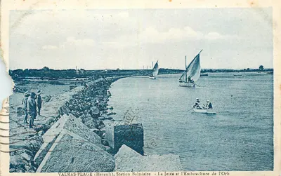 Valras-Plage (Hérault), Estação Balnearia — A Ponte e a Embocadura do Orb