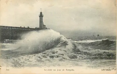 A Jetée em um dia de Tempestade — ND. Fot. n° 300